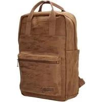 Christian Wippermann Cityrucksack Großer Roll up Rucksack Fahrradrucksack Leder Optik (1 tlg, 1-tlg), Kurier Rollup Bag