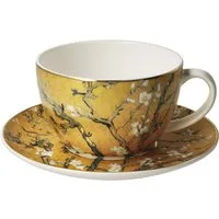 Goebel Tasse Tee-/ Cappuccinotasse Van Gogh- Mandelbaum, 1-tlg., Porzellan