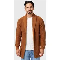 Indicode Strickjacke Herren Anaheim Herrenstrickjacke mit 2 aufgesetzten Taschen