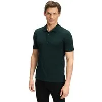 FALKE Poloshirt Polo Shirt aus hochwertiger Pima-Baumwolle (1-tlg., 1) aus hochwertiger Pima-Baumwolle