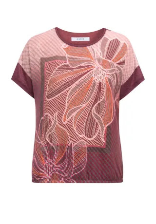 bianca - T-Shirt mit Print - Julie rot - Gr. - 42