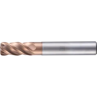 PFERD TOOLS VHM-Fräser Ø8mm, 4 Schneiden, 2xDC, Radius 2mm, AlTiN / TiSiXN beschichtet, Schaft HA - 23000896