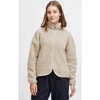OXMO Plüschjacke OXTonje Kuschelige Teddyjacke mit Stehkragen