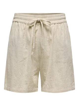 ONLY - ONLTIZANA STRING COTTON SHORTS WVN NOOS Silver Lining - Gr. - M