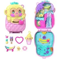 Polly Pocket Spielwelt Ananas Äffchen Schatulle