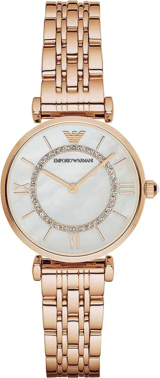 Emporio Armani Gianni T-Bar Damen Rose Gold Uhr AR1909