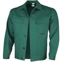 Qualitex Workwear Arbeitsjacke favorite Werkstattjacke aus waschbarer Baumwolle (Bundjacke BW 320 g) (1-St) Arbeitsbundjacke mit 5 Taschen - Strapazierfähig - Pflegeleicht