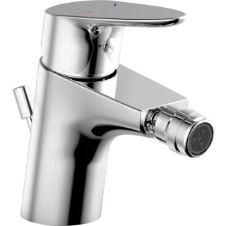 Bravat Palmat Bidetarmatur 3516022 mit Ablaufgarnitur, chrom