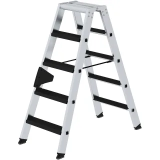 Munk Stufen-Stehleiter beidseitig begehbar mit clip-step relax - 042210