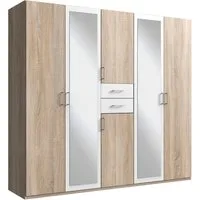 Wimex Kleiderschrank Diver Drehtürenschrank mit Spiegel, 180, 225 o. 270cm breit Bestseller Schlafzimmerschrank wahlweise 3 Innenausstattungen