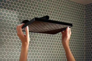 Hansgrohe Activera Q Kopfbrause 290/180 1jet EcoSmart+ mattschwarz,28739670 28739670