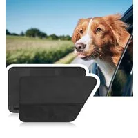 Ledander Ladekantenschutz-Matte Autotürschutz für Hunde, wasserdicht, kratzfest, mit Netztaschen, für Snacks und Spielzeug,Fahrzeugtürschutz für Autos,LKWs,SUVs,2 Stück
