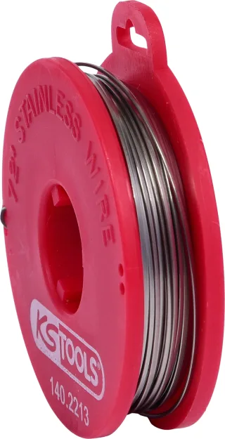 KS Tools Scheiben-Schneiddraht, 3-kant, 21 m - 140.2213