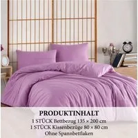 Formeya Bettwäsche Bettwäsche 100% Baumwolle 135x200 cm Einzelbett(ohne Spannbettlaken)