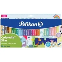 Pelikan Filzstift Colorella Star, (24-tlg), mit feiner Rundspitze