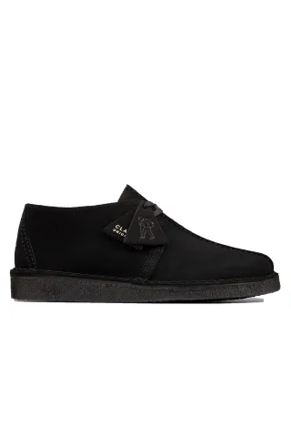 Clarks Originals Desert Trek Freizeitschuh Schwarz Wildleder