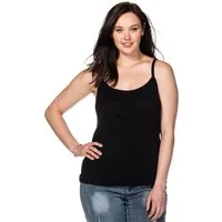 Sheego Shirttop Spaghettitop Ärmellos