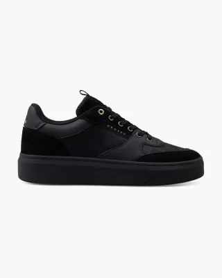 Cruyff Terra Court Herren Sneaker Schwarz/Gold