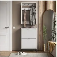 Vicco Garderoben-Set Eliza, Weiß, 60 x 92 cm Set, 2 Teile, (2-St)