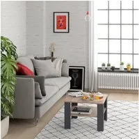 Vicco Couchtisch Homer, Anthrazit/Sand, 60 x 60 cm (1-St)