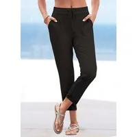 LASCANA Schlupfhose in bequemer Passform und bügelfreiem Material aus glatter Jerseyqualität, leichte Sommerhose mit Taschen, bügelfrei