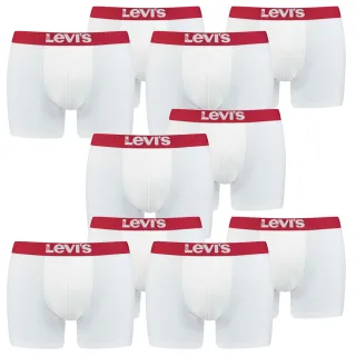 10er Pack Herren Levis Solid Basic Boxer Brief Boxershorts Unterwäsche Pants