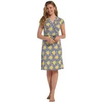 Pastunette Sommerkleid Damen Jerseykleid in Wickeloptik (1-tlg) Sommerliches Design