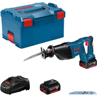 Bosch Akku-Säbelsäge GSA 18 V-LI, mit 2 x 5.0 Ah Li-Ion Akku, L-BOXX - 060164J00B