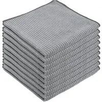 FixedByU antibakteriell Wischtuch Putztuch für Bad Küche Haushalt 40x40cm Mikrofasertuch (40x40 cm, 9-tlg)
