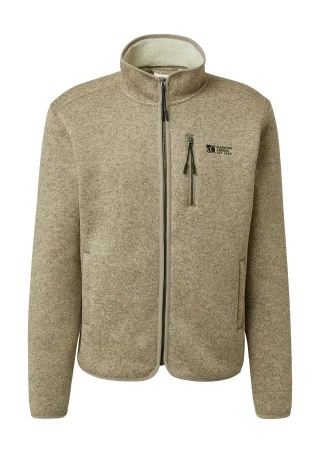 s.Oliver - Sweatshirt Jacke beige - Gr. - M