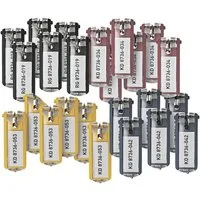 DURABLE Schlüsselanhänger Key Clip (24-tlg), mit Easy-Open-Mechanik