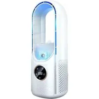 FELIXLEO Akku-Standventilator Tragbarer Klimaanlagen Ventilator 6 Stufen Mini Luftkühler