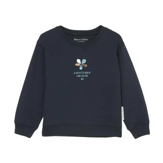 Marc OPolo Junior - MARC O’POLO Sweatshirt mit Wording-Print midnight - Gr. - 122