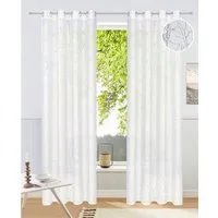 OTTO home Gardine Anna (1 St), Ösen, halbtransparent, Ausbrenner, Bestseller, Äste-Motiv, Viskose, Polyester