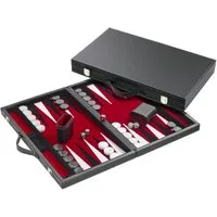 Philos Spiel, Backgammon - Koffer - Stelios - Kunstleder - groß