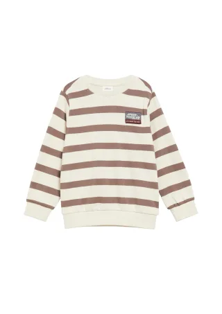 s.Oliver - Sweatshirt creme/braun - Gr. - 98