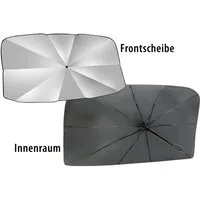 Cartrend Autosonnenschutz Cartrend Sonnenschirm für Frontscheibe 135 x 71 cm