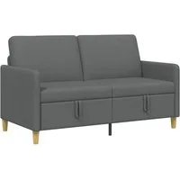 vidaXL Sofa Sofa mit Stauraum Dunkelgrau 152 x 78 x 87 cm Polyester, 1 Teile