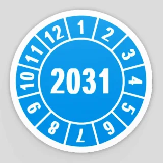 Prüfplakette Jahresprüfplakette 2031