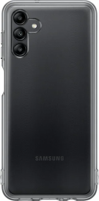 Samsung Soft Clear Cover EF-QA047 [für Galaxy A04s] schwarz