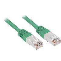 Patchkabel RJ45 Cat.5e SFTP grün, 1,5 Meter