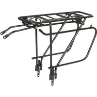 M-Wave Fahrrad-Gepäckträger Fahrrad Reiseradgepäckträger 24 28 ALU verstellbar Universal schwarz