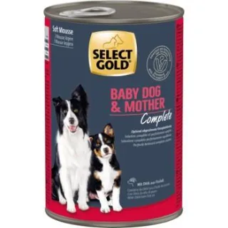 SELECT GOLD Nassfutter Hund Baby Dog & Mother Soft Mousse 6x360 g