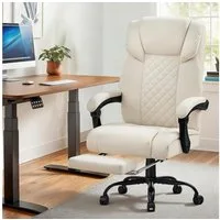 Insma Gaming-Stuhl (Ergonomisch Massage-Bürostuhl), mit Heizfunktion, verstellbarer Kopf & Fußstütze bis 180kg