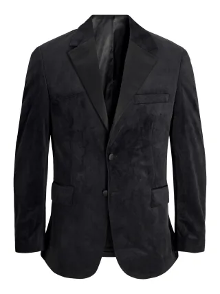 JACK&JONES - JPRVELVET TUX BLAZER black - Gr. - 56