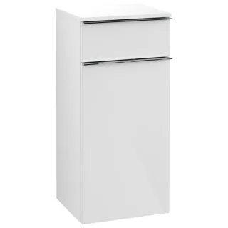 Villeroy & Boch Seitenschrank Venticello A95001DH 40,4 x 86,6 x 37,2cm, Anschlag links, Glossy White