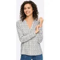 heine Klassische Bluse Jersey-Bluse Langarm