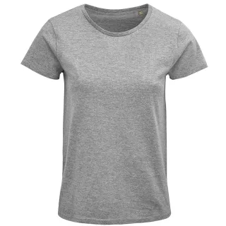 SOLS - "Crusader" T-Shirt Baumwolle aus biologischem Anbau für Damen (Grau)