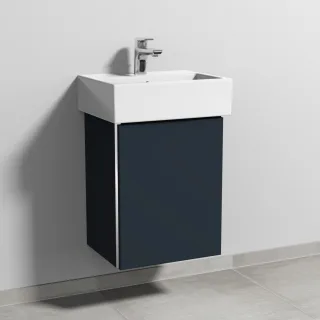 Sanipa 3way Waschtischunterbau zu Duravit Vero Air Waschtisch mit 1 Tür, Marine-Matt BP4301R