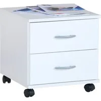 VOGL Möbelfabrik Rollcontainer Barrie, Bürocontainer, Nachtschrank, (1 St), Ausführungen mit/ohne Schubladen, Höhe 41 cm, Made in Germany